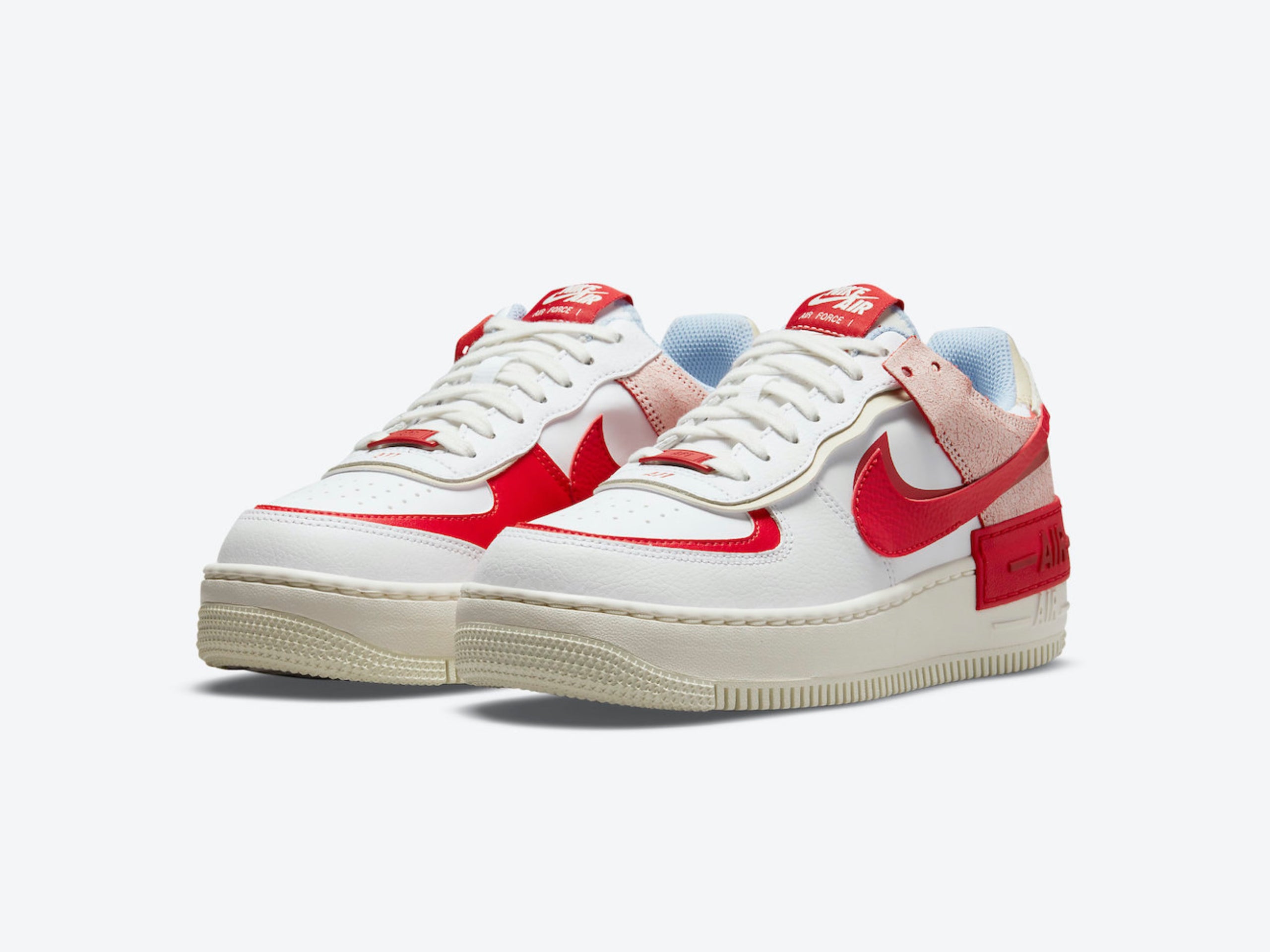 Red leather air deals force 1