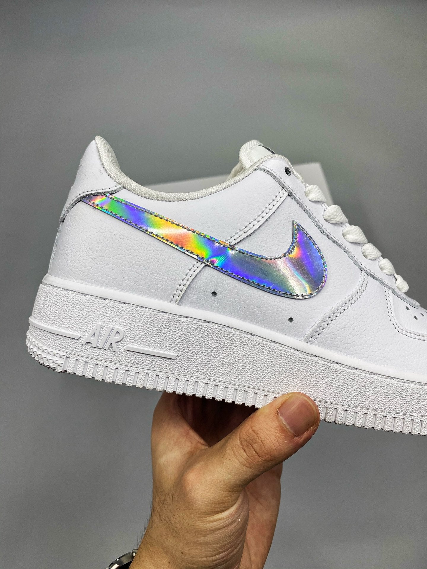 nike air force 1 iridescent white