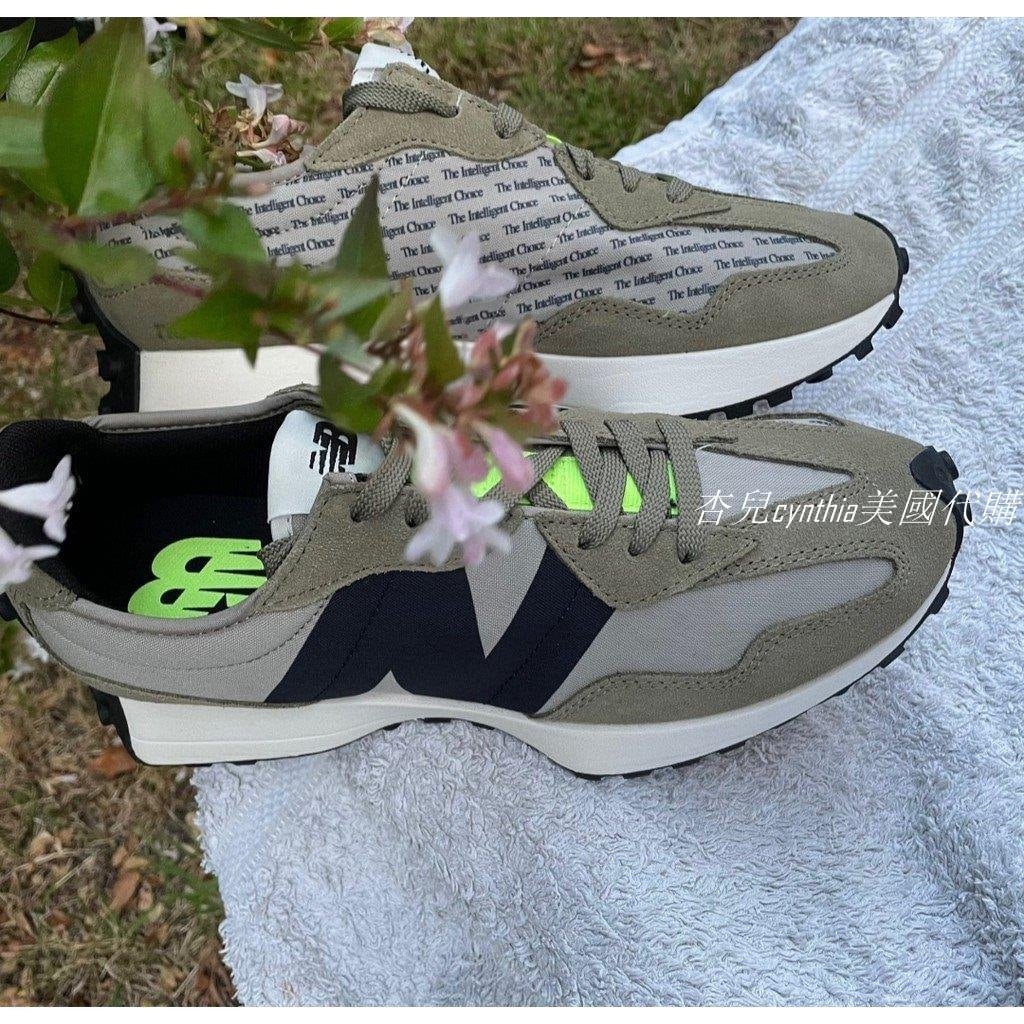 New Balance 327 Aluminum Covert Green MS327IB | woolbbys