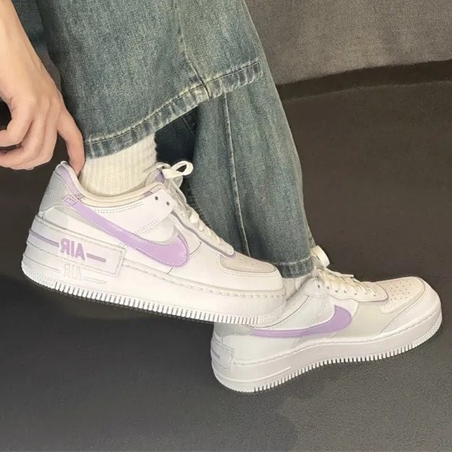 Air Force 1 Shadow White Lilac Bloom FN6335 102 woolbbys