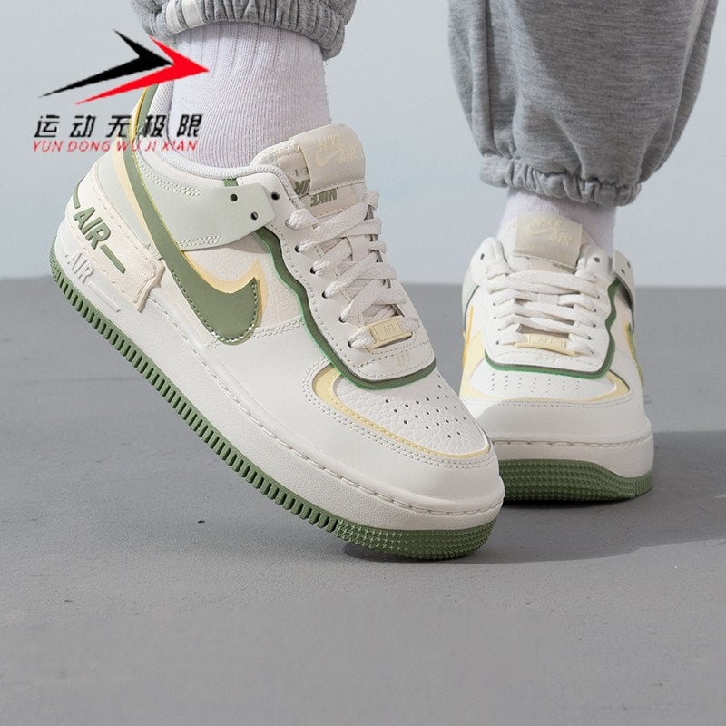 Air Force 1 WMNS Shadow Sail & Oil Green FN6335-101 | woolbbys