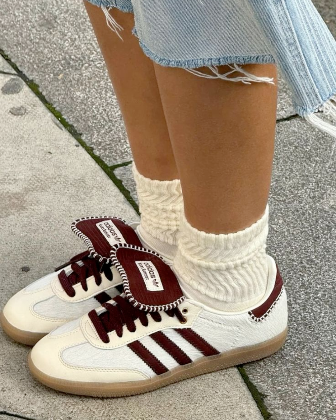 Wales Bonner x adidas Samba Cream White Pony IE0586 | woolbbys