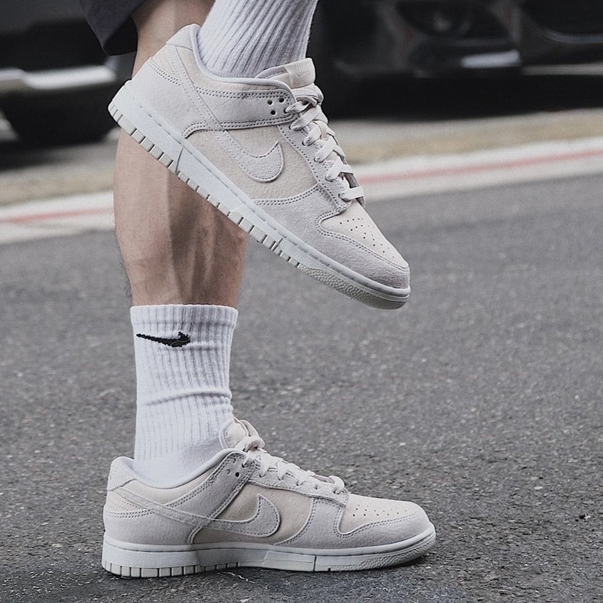 nike dunk vast grey low