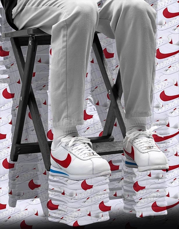 nike cortez hyper red