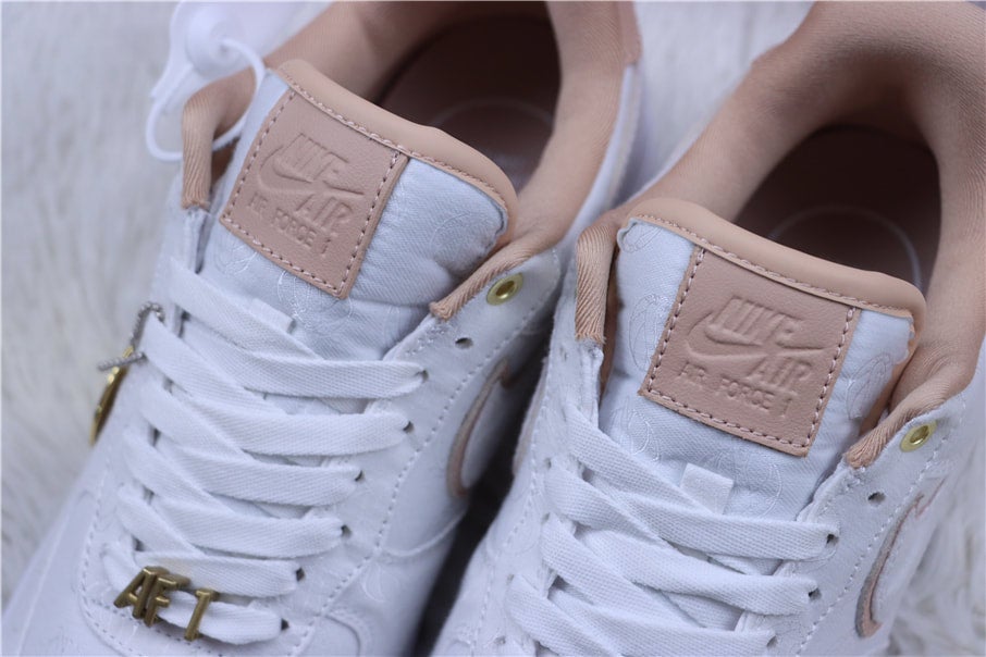 Air force 1 lux white metallic gold bio beige best sale