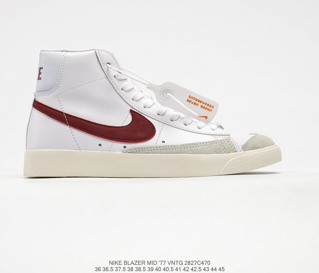 Nike blazer mid maroon on sale