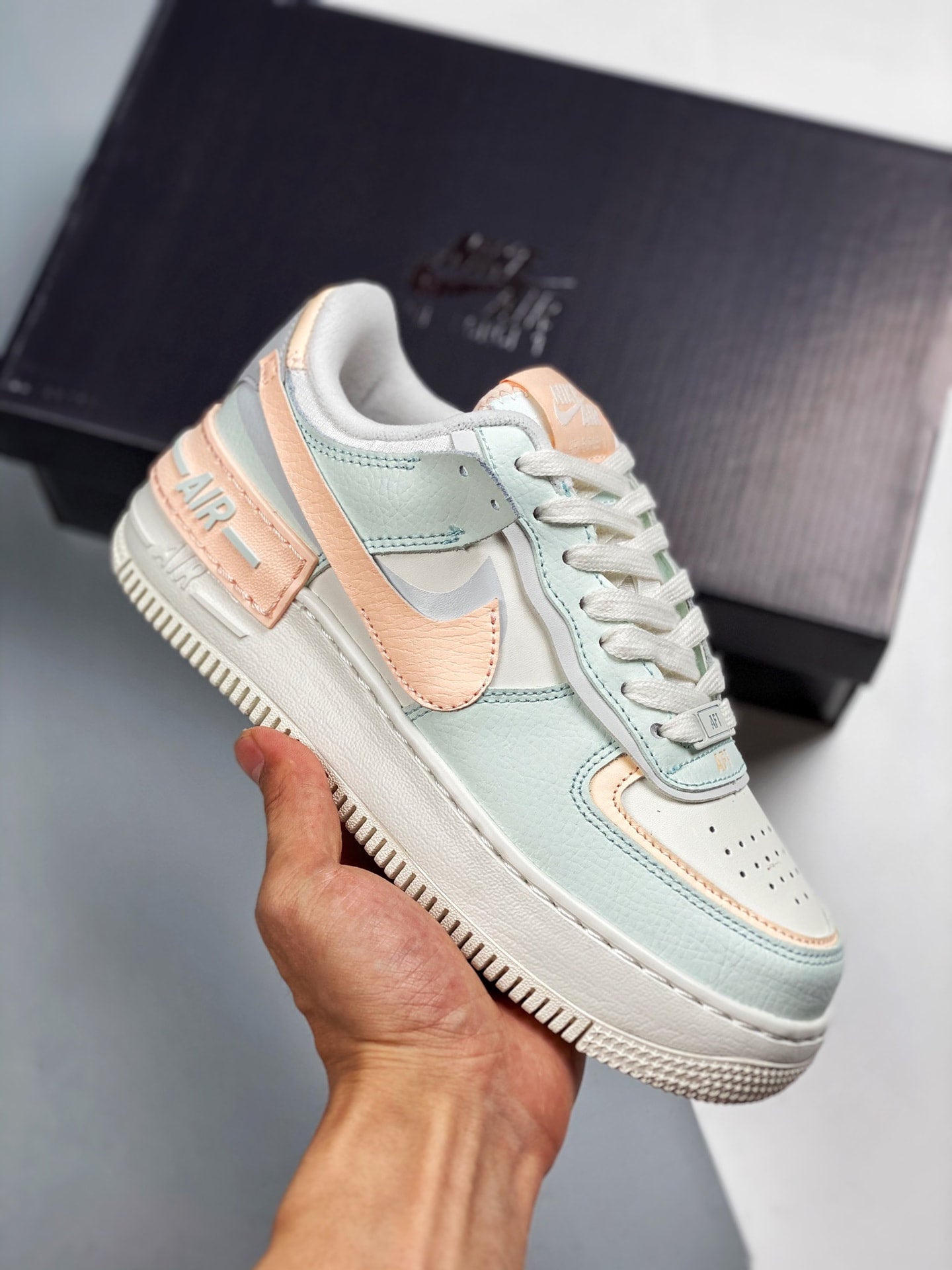 af1 shadow barely green and crimson tint