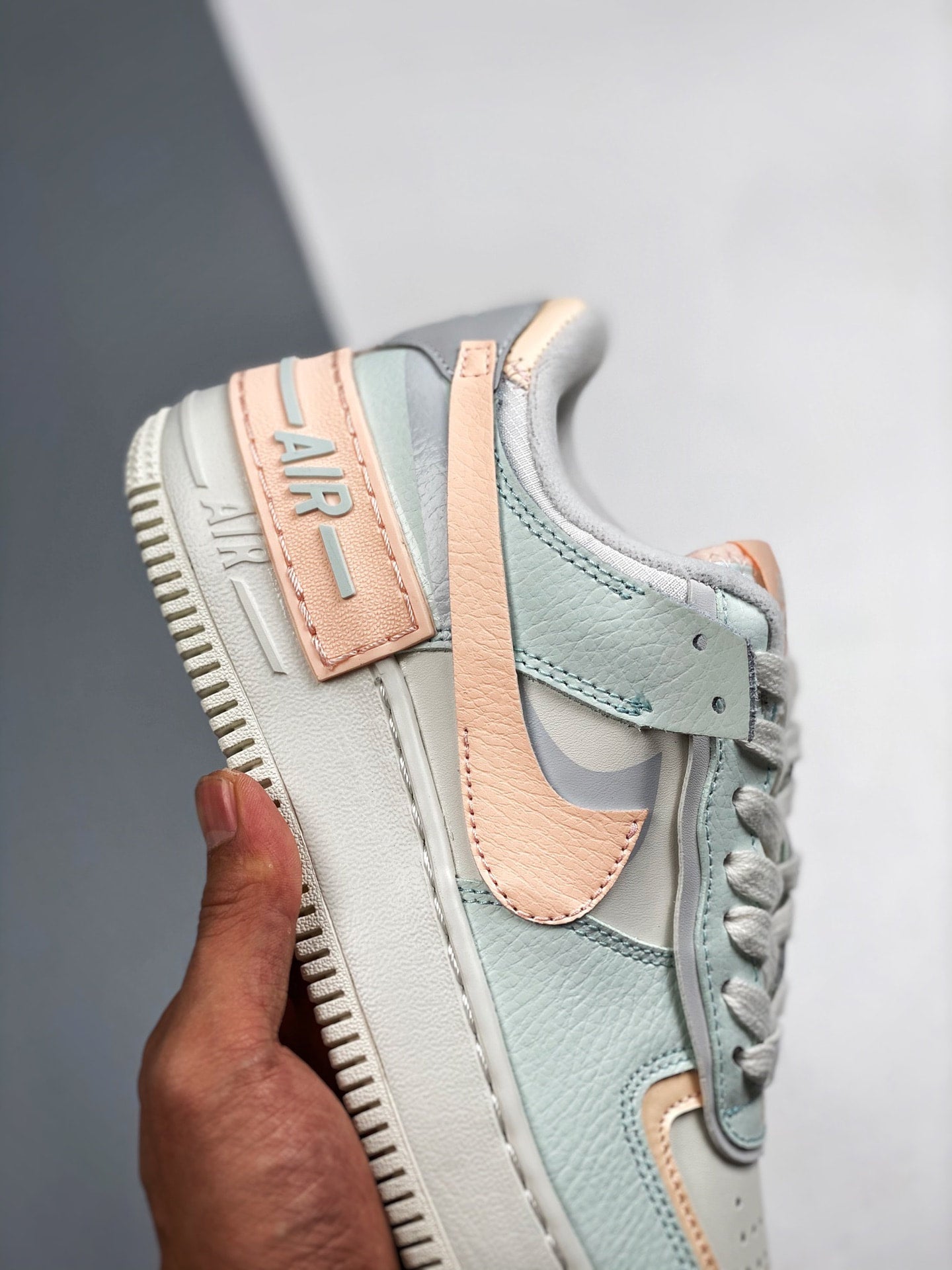 air force 1 shadow barely green crimson tint