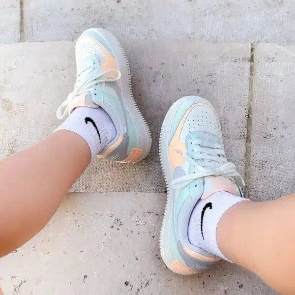 nike air force shadow sail barely green